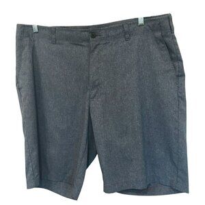 Ben Hogan Men's Flat Front Bermuda Golf Shorts Sz 40 in Blue Chambray Activewear